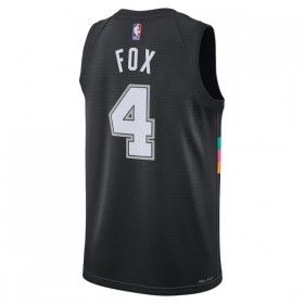 Dres San Antonio Spurs De Aaron Fox Nike 2025-26 City Edition Crno Swingman